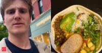 27-year-old New Jersey man ate from a fast-casual chain for 25 straight days. He lost nine pounds in the process