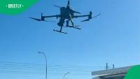 Cape Town drone footage tracking smash-and-grab suspects completes its job