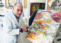 Economist Sir Ian gets ready for first exhibition of paintings at 94