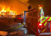 Fire Damages Apartment Under Construction in Whitestown