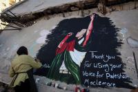 Gaza artists thank Macklemore with mural after his removal from Sheeran tour