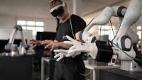 ETH Zurich Robotic Hand Walks, Steers, And Presses Keys On Its Own Fingers