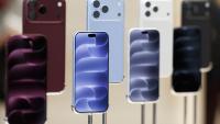 Customers – and professional ‘line sitters’ – queue up around the block to buy new $1,299 iPhone 18