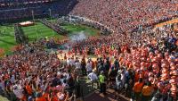 What is weather forecast for Clemson vs. North Carolina?