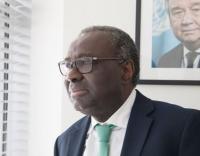 Diagne urges Cypriots to focus on the future, dialogue rather than division