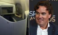 Horror over the Atlantic after airline's ex-CEO allegedly ignored ban on charging power banks, triggering business class FIREBALL that forced jet to turn back