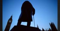 UK Court Declines to Punish Man Who Defaced Churchill Statue with Palestinian Messages