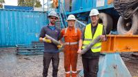 Drilling of geothermal research well in  Cologne-Dellbrück, Germany completed