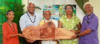 Faustulus Frederick receives Prevo Cinemall Cultural Heritage Award