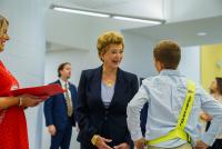 Education Sec. McMahon Visits Cabell County