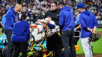 Mets' Young released from hospital after collision in Thursday's game, but his season is over