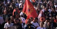 Thousands protest former Kosovo president’s war crimes conviction