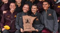 Schmitz Leads Minnesota Cross Country to win at the Griak