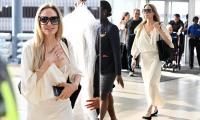 Angelina Jolie flashes her bra amid flirty hunt for new man a decade after Brad Pitt split