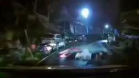 Moroccan tourist crashes into taxi on slippery Patong road