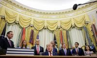 Trump says he has banned CNN, MSNOW and Politico from White House