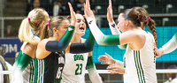 Ohio Volleyball wins home opener in gritty fashion against Morgan State