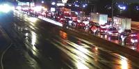Construction worker hit and killed while working on the interstate, police say