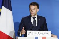 Macron Calls for Plan to Protect Against Russian Hybrid Attacks