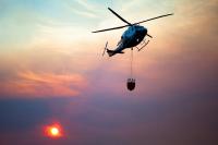 Oklahoma, Mississippi Guard Choppers Rush to Fight Arkansas' Bunker Fire