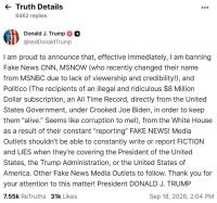 Can President Trump Ban CNN, MS NOW, and Politico from White House?