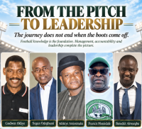 FORMER NIGERIAN FOOTBALLERS CAN RUN THE NFF — IF GIVEN THE OPPORTUNITY, THEY SHOULD START WITH THE ORGANIZATIONAL CHART, BUDGET AND ACCOUNTABILITY