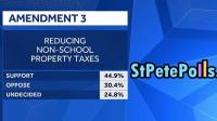 Poll: Low support for Amendment 3 on Florida ballot
