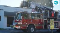 Port Tampa Bay sulfur tank fire: Fire crew on scene with Hazmat team; shelter-in-place at Harbor Island