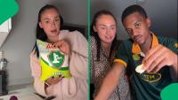 "Makoti is certified": UK woman married to SA man tries making pap and wors, SA impressed