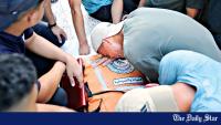 Witnesses recount Israeli ‘double tap’ strike that killed child and medic in Gaza