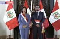 Peru: President Fujimori swears in new Transport and Communications Minister