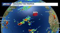 National Hurricane Center tracking Invest 99-L in eastern subtropical Atlantic