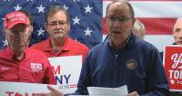 Tiffany shares his plans to lower taxes and support government transparency in Altoona visit