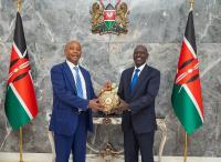 William Ruto vows Kenya will deliver successful 2027 Afcon after Patrice Motsepe talks