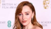 First look at Phoebe Dynevor's custom Louis Vuitton gown for romantic French wedding