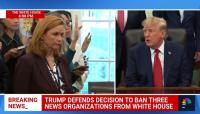 Trump Tangles With Press Pool After Banning CNN, MS NOW, Politico From White House