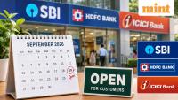 Bank holiday today: Check if SBI, HDFC, ICICI branches are open or closed on Saturday, September 19