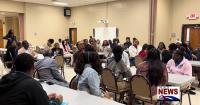 Members of the Mississippi Legislative Black Caucus speaks to the youth at Delta Dialogue event in Greenville