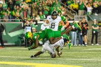 Oregon takes out anger in 84-0 rout of Portland State