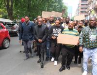 Disappointment at lack of men at Men for Her Johannesburg march