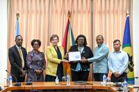 Guyana, UN commemorate 60 years of partnership with special stamp