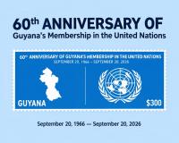 Press Release: Guyana-United Nations 60th Anniversary Commemorative Stamp