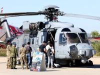 SAIT aviation students get a close look at the Cyclone, pride of the RCAF