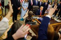Trump says CNN, Politico and MS NOW banned from White House