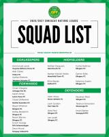 Guyana names 24 for Nations League 