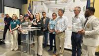 Local leaders roll up their sleeves to fight food insecurity