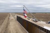 New border wall under construction in Texas