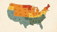 New Farmers' Almanac Map Shows When You Should Rake Your Final Leaves of the Year