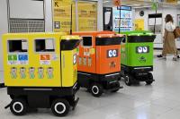 Robot bins put to the test at Japan’s busiest station