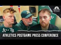 Mark Kotsay, Athletics players comment on their loss to Rays | NBC Sports California